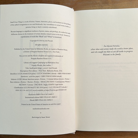 Small Great Things by Jodi Picoult hard cover, good used condition - Picture 5 of 6